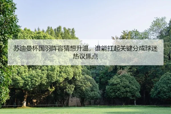 苏迪曼杯国羽阵容猜想升温，谁能扛起关键分成球迷热议焦点